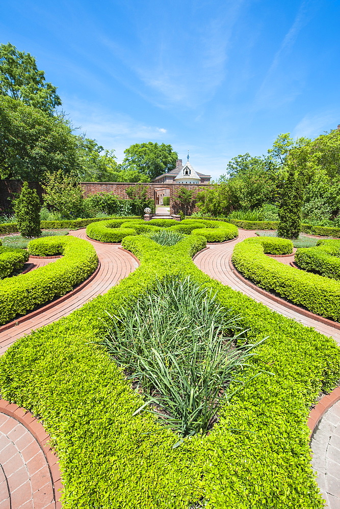 Gardens at the Tryon Palace, New Bern, North Carolina, United States of America, North America