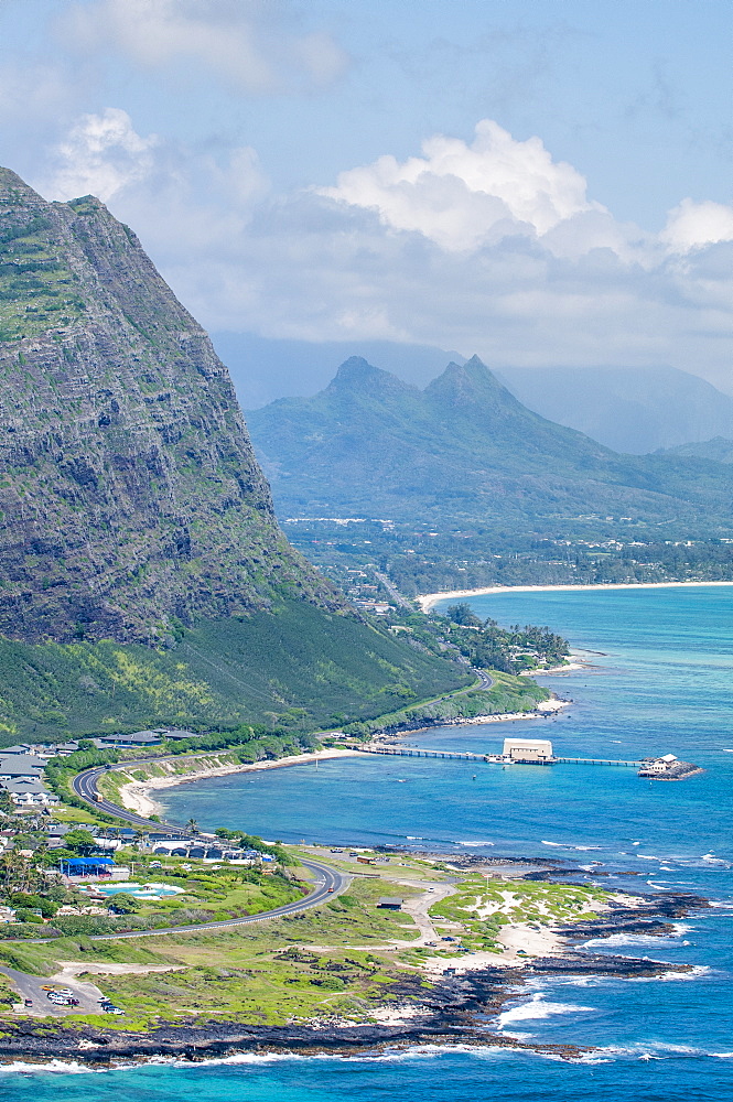 Beach at Waimanalo Bay, Windward Coast, Oahu, Hawaii, United States of America, Pacific