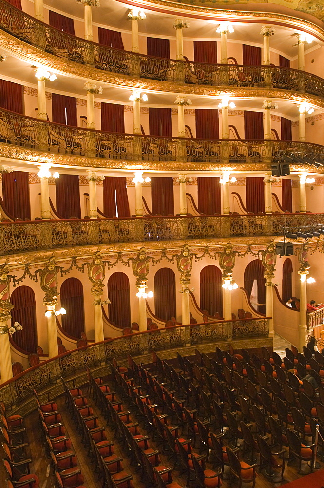 Inside Opera House, Manaus, Amazonas, Brazil, South America