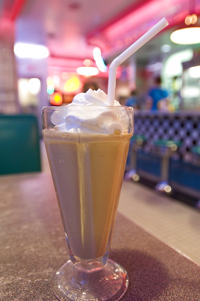 The 66 Diner along historic Route 66, Albuquerque, New Mexico, United States of America, North America