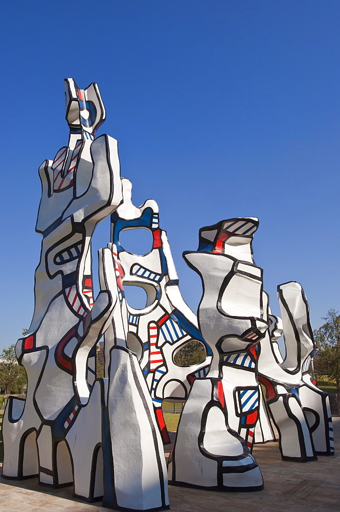 Monument Au Fantome outdoor sculpture, Houston, Texas, United States of America, North America