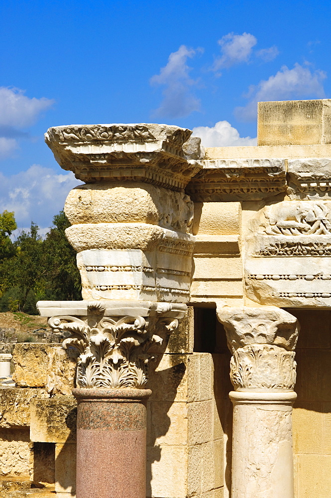 Ruins of the Decapolis city of Scythopolis, Bet She'an National Park, Israel, Middle East