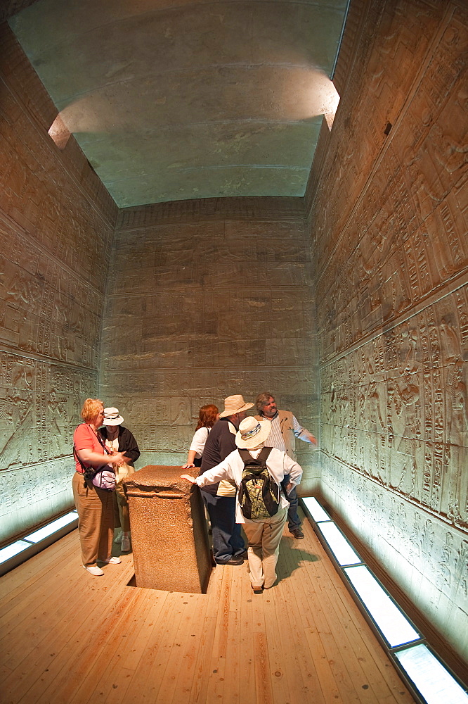 Interior of the Temple of Philae, near Aswan, Egypt, North Africa, AFrica