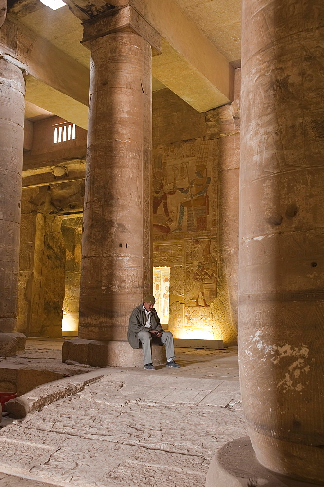 Temple of Osiris in Abydos, Egypt, North Africa, Africa