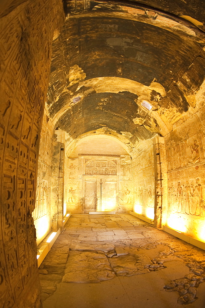 Temple of Osiris in Abydos, Egypt, North Africa, Africa