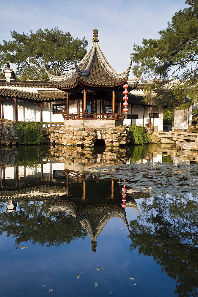 The Master-of-Nets Garden (Wangshi Yuan), UNESCO World Heritage Site, Suzhou, Jiangsu, China