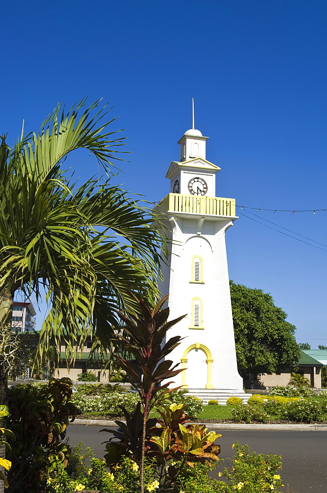 Town clock, Apia, Upolu Island, Western Samoa, South Pacific, Pacific