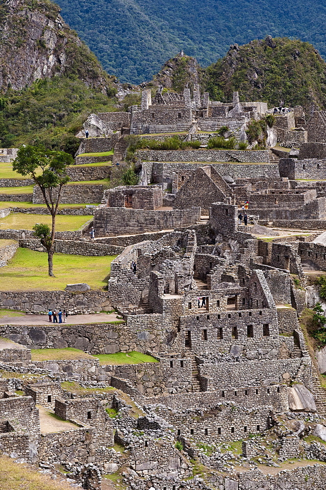 Inca ruins, Machu Picchu, UNESCO World Heritage Site, Peru, South America