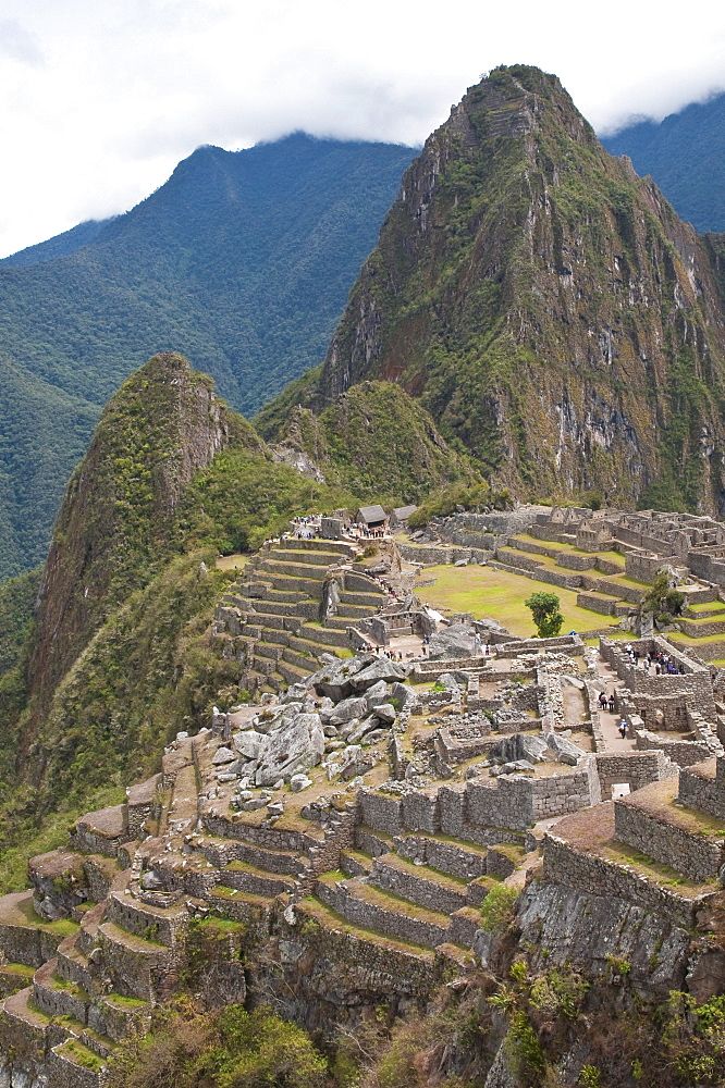 Inca ruins, Machu Picchu, UNESCO World Heritage Site, Peru, South America