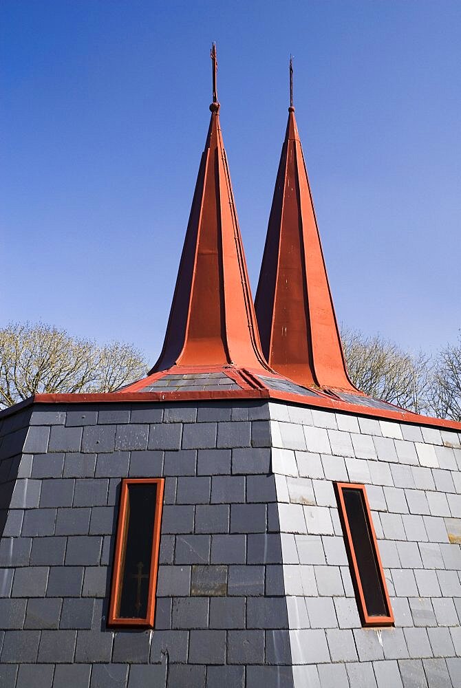 Ireland, County Kerry, Killarney, Modern Roman Catholic church at Fossa.