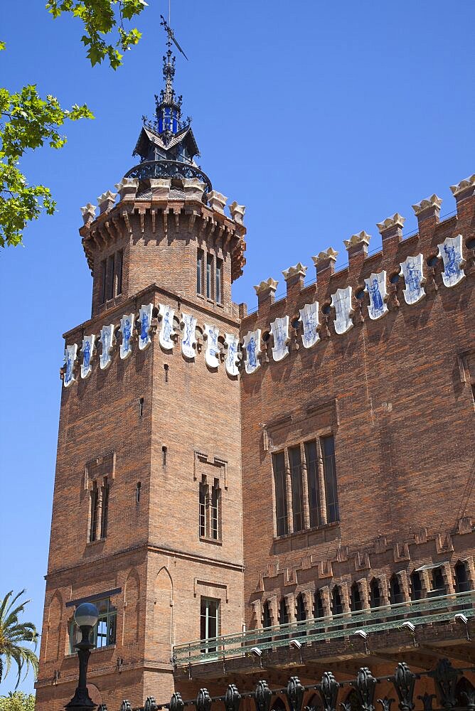 Spain, Catalonia, Barcelona, Castell dels Tres Dragons built for the 1888 Universal Exhibition now housing the Museum of Natural Science and Zoological Museum in Parc de la Ciutadella in the Old Town district.