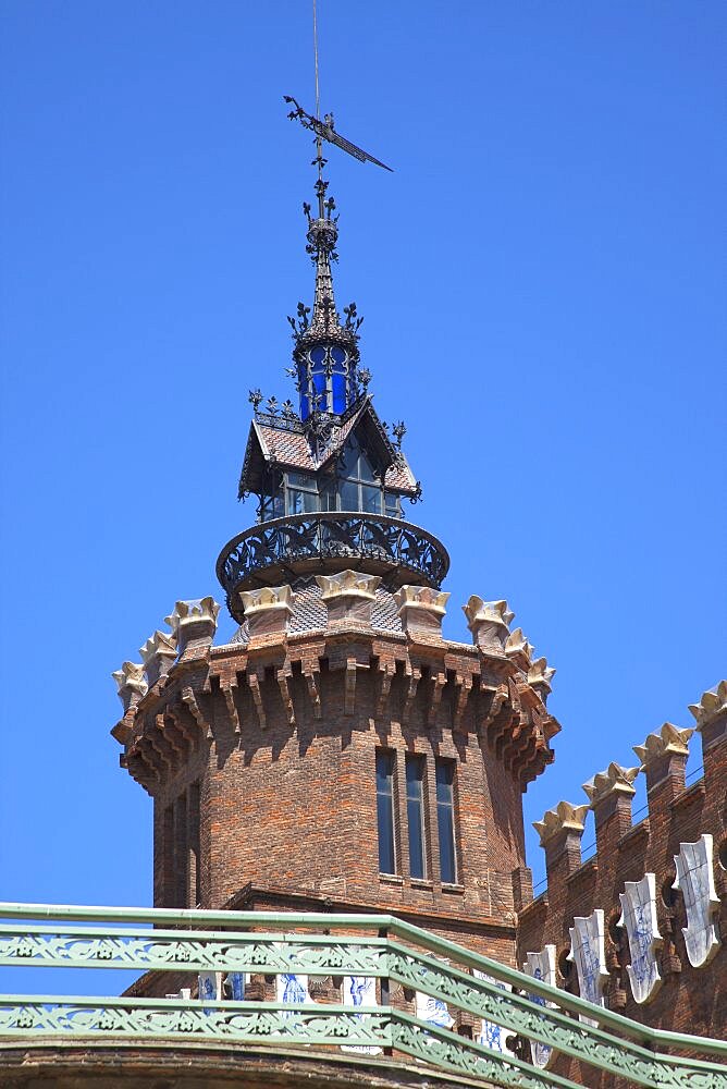 Spain, Catalonia, Barcelona, Castell dels Tres Dragons built for the 1888 Universal Exhibition now housing the Museum of Natural Science and Zoological Museum in Parc de la Ciutadella in the Old Town district.