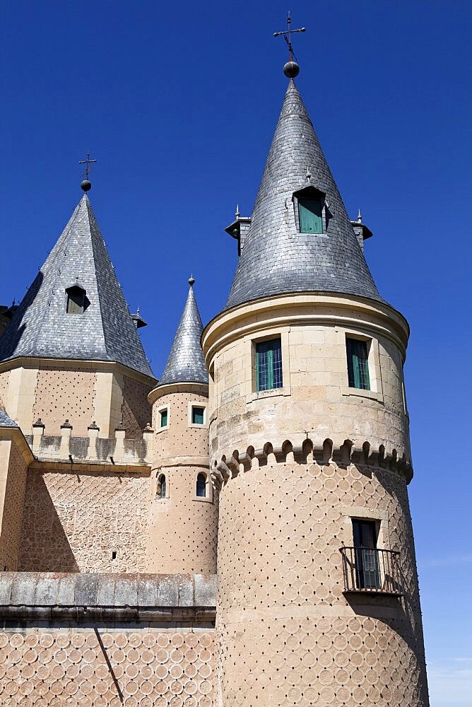 Spain, Castille-Leon, Segovia, The Alcazar.