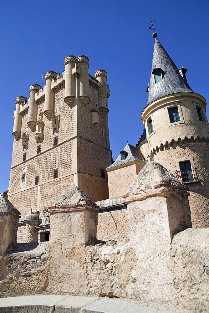 Spain, Castille-Leon, Segovia, The Alcazar.