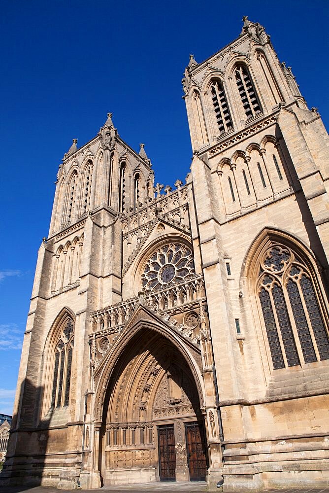 England, Bristol, Exterior of the Cathedral.