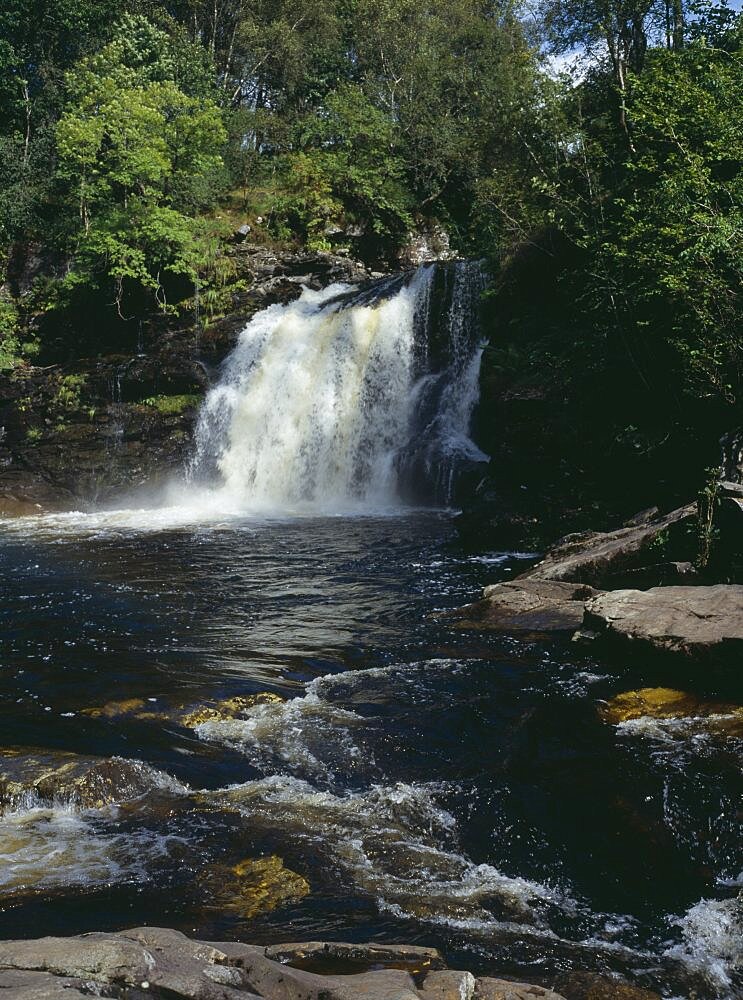 SCOTLAND Central  Stirling The Falls of Falloch  the river runs South into Loch Lomond  South West of Crianlarich.       waterfall