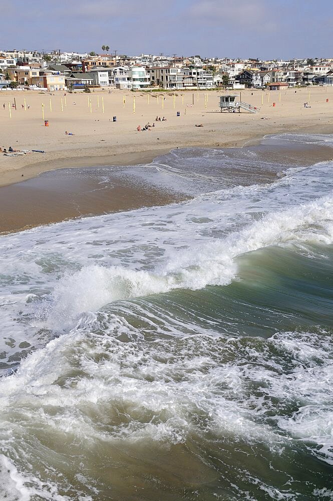 Beach views with surf Manhattan Beach, United States of America