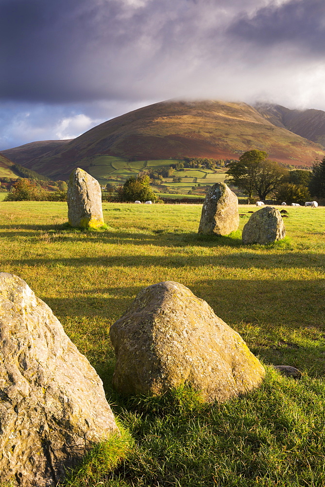 Castlerigg Stone Circle in the Lake District National Park, Cumbria, England, United Kingdom, Europe 