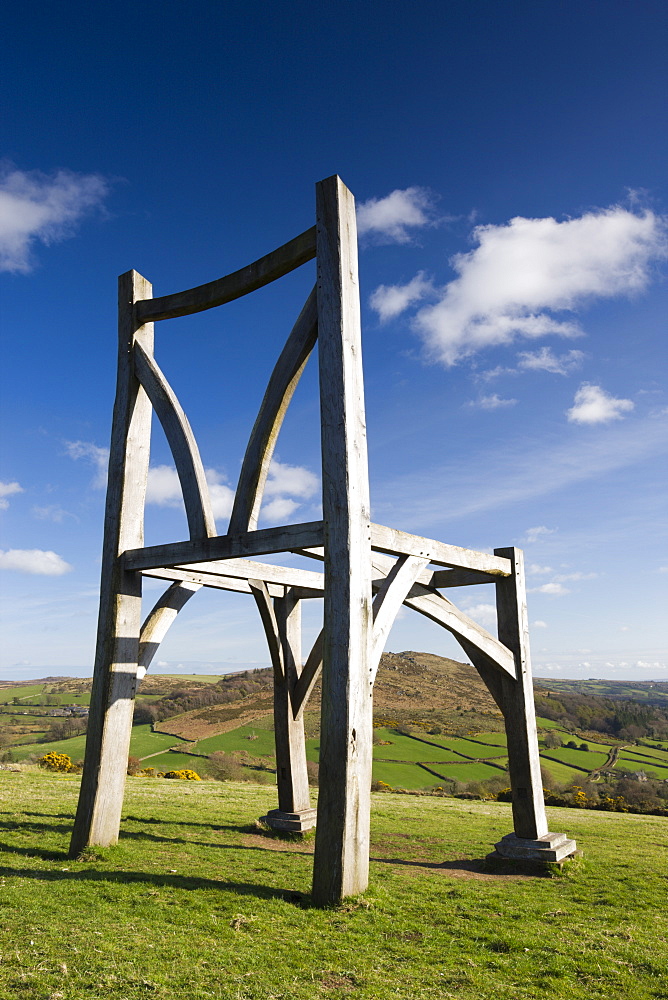 The Giants Chair of Natsworthy, Dartmoor National Park, Devon, England, United Kingdom, Europe