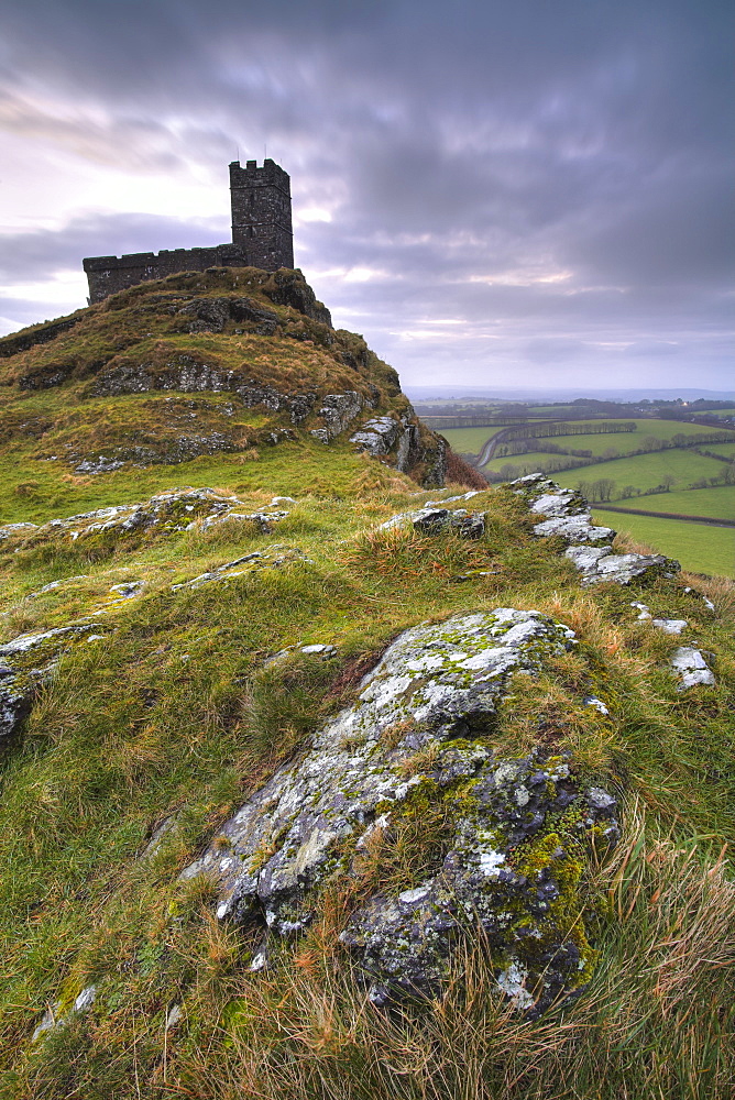 Brentor Church, Dartmoor, Devon, England, United Kingdom, Europe