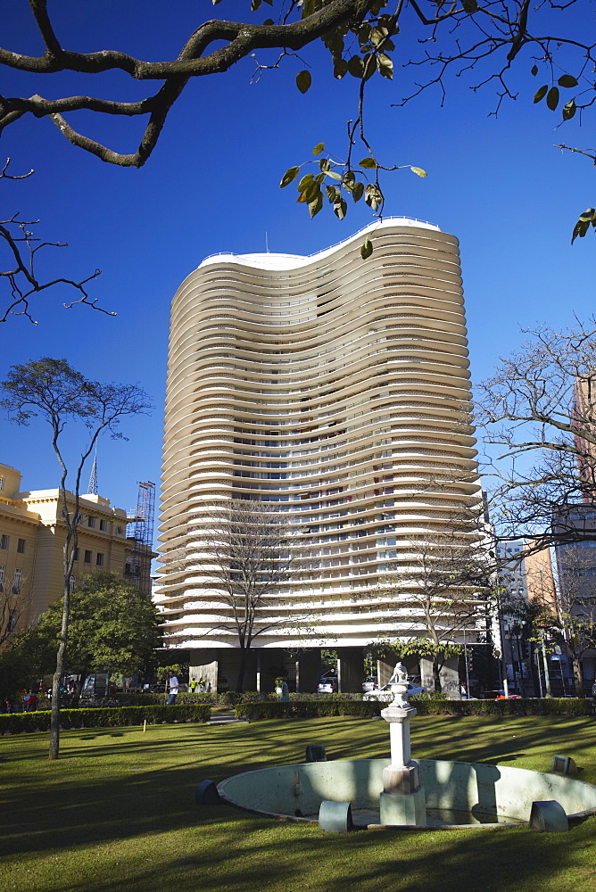 Niemeyer Building, Belo Horizonte, Minas Gerais, Brazil, South America 