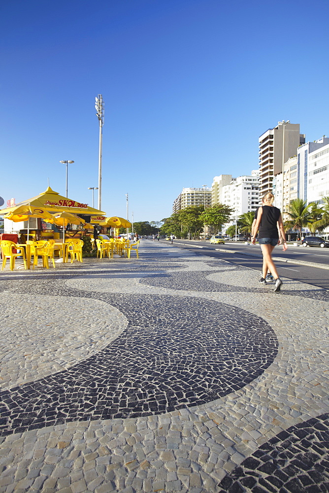 Avenida Atlantica, Copacabana, Rio de Janeiro, Brazil, South America