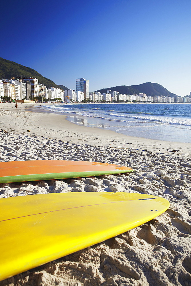 Copacabana beach, Rio de Janeiro, Brazil, South America 