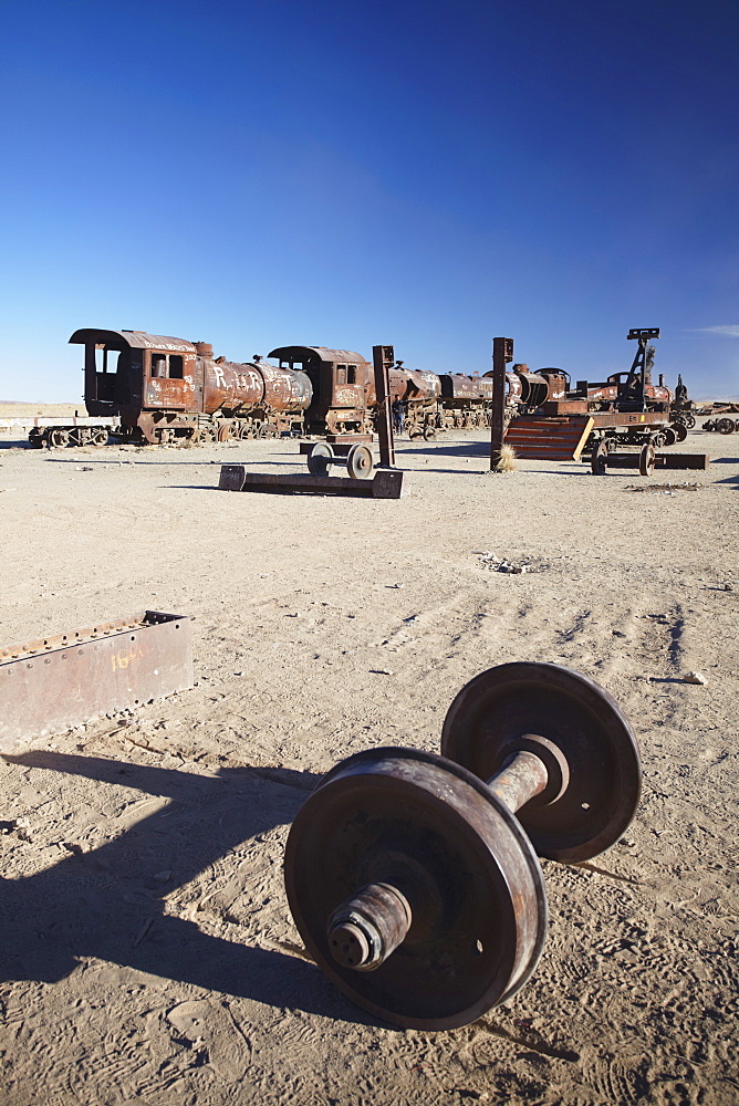 Cemeterio de Trenes (Train Cemetery), Uyuni, Potosi Department, Bolivia, South America