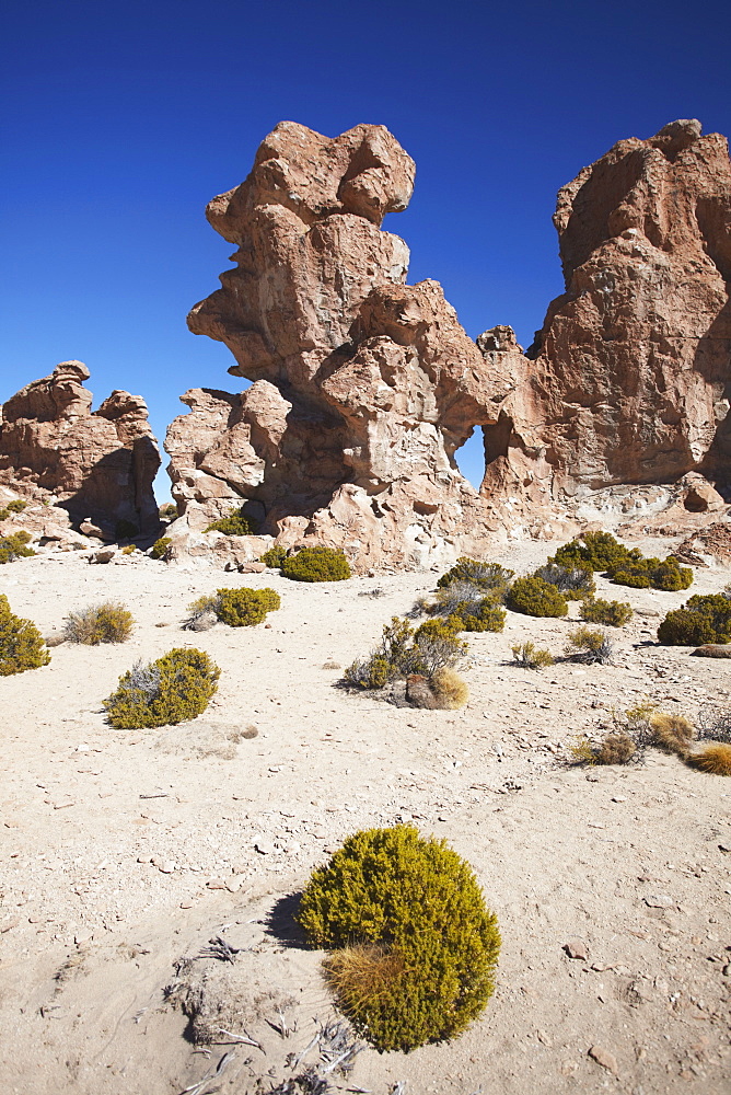 Rocky landscape on the Altiplano, Potosi Department, Bolivia, South America