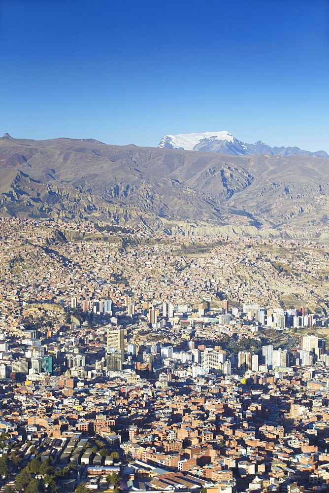 View of La Paz, Bolivia, South America