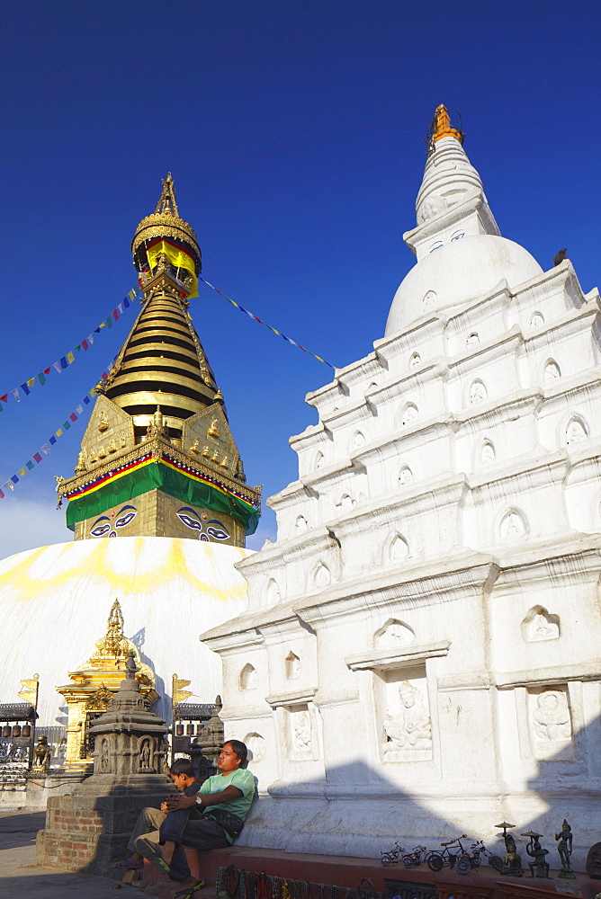 Swayambhunath Stupa, UNESCO World Heritage Site, Kathmandu, Nepal, Asia