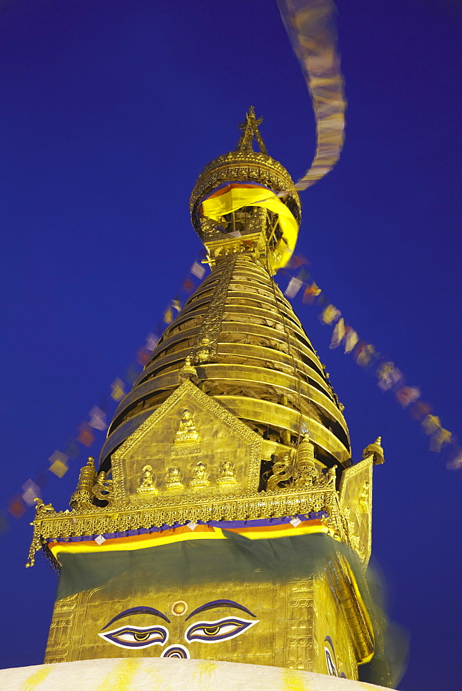 Swayambhunath Stupa, UNESCO World Heritage Site, Kathmandu, Nepal, Asia