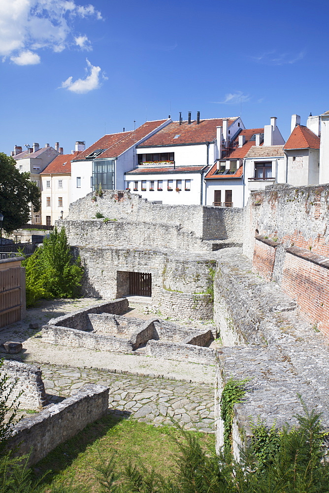 Open air Roman ruins, Sopron, Western Transdanubia, Hungary, Europe