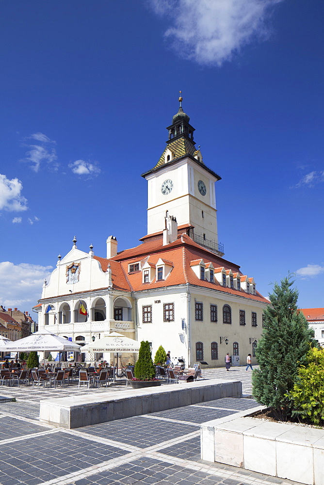 Council House in Piata Sfatului, Brasov, Transylvania, Romania, Europe  