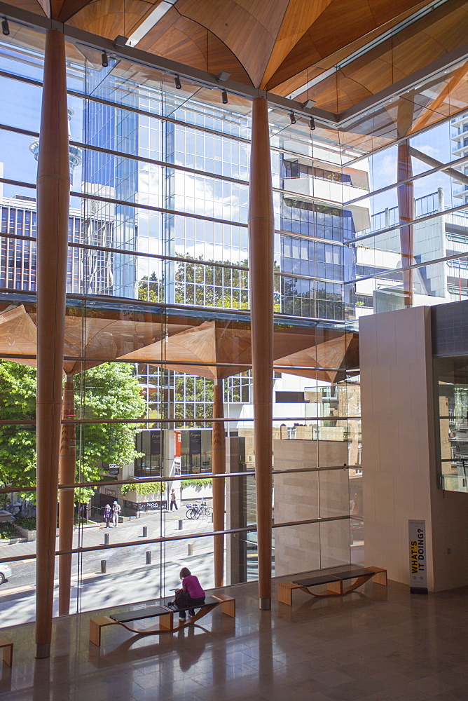 Atrium of Auckland Art Gallery, Auckland, North Island, New Zealand, Pacific