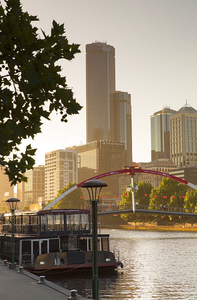 Rialto Towers along Yarra River, Melbourne, Victoria, Australia, Pacific