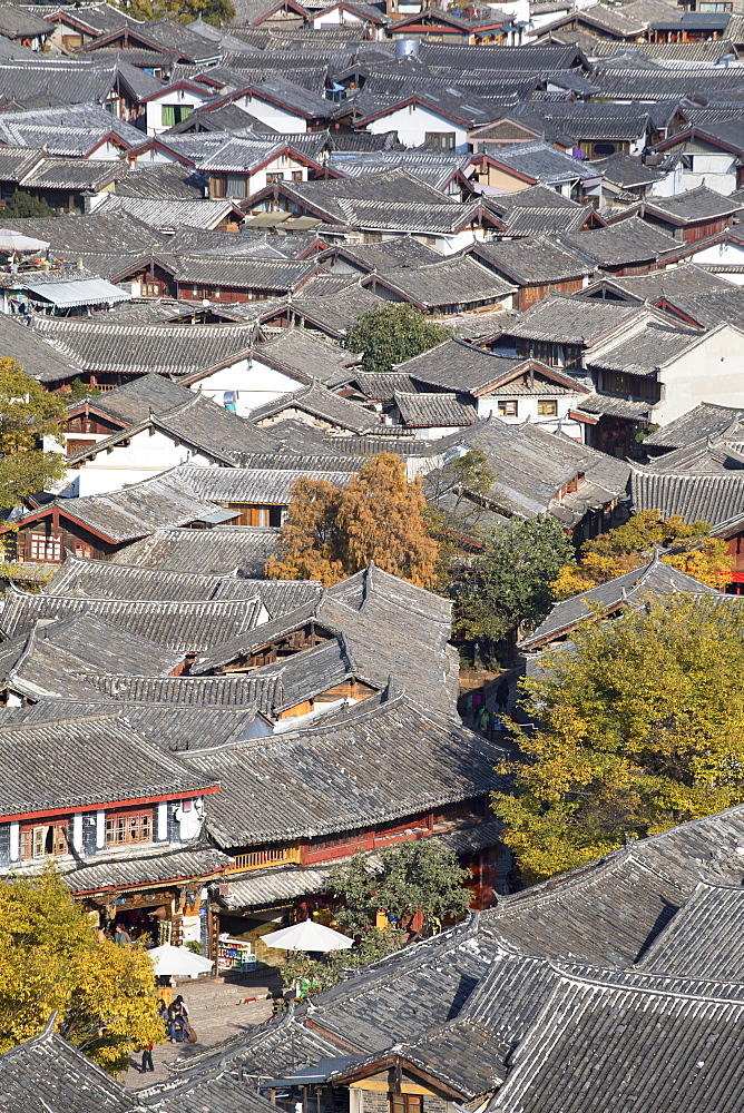 View of Lijiang, UNESCO World Heritage Site, Yunnan, China, Asia