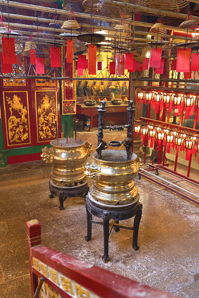 Man Mo Temple, Sheung Wan, Hong Kong Island, Hong Kong, China, Asia