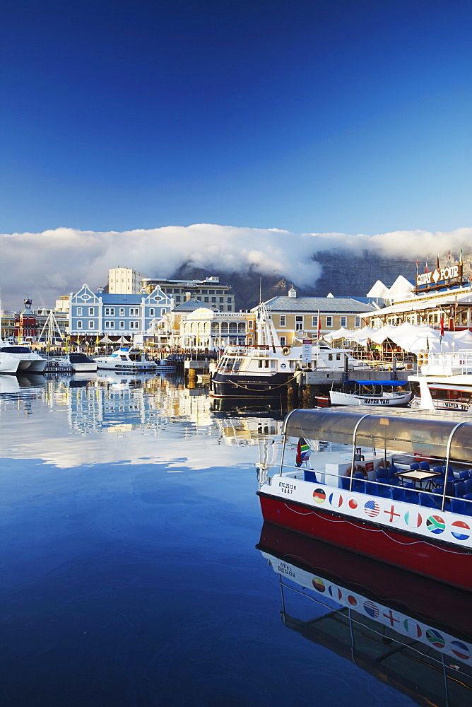 Victoria and Alfred Waterfront at dawn, Cape Town, Western Cape, South Africa, Africa