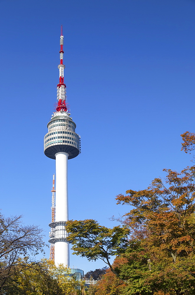 Seoul Tower in Namsan Park, Seoul, South Korea, Asia