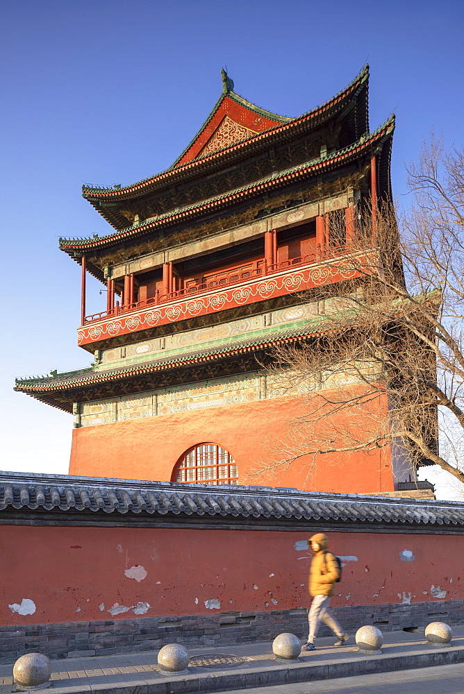 Drum Tower, Dongcheng, Beijing, China, Asia