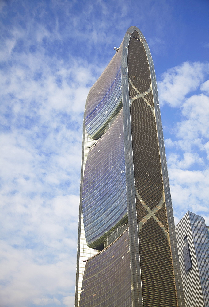 Pearl River Tower, Zhujiang New Town, Tianhe, Guangzhou, Guangdong, China, Asia