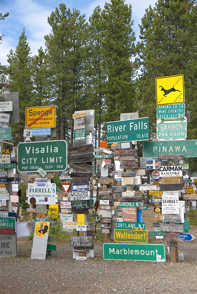 Sign Post Forest, Watson Lake, Yukon, Canada, North America