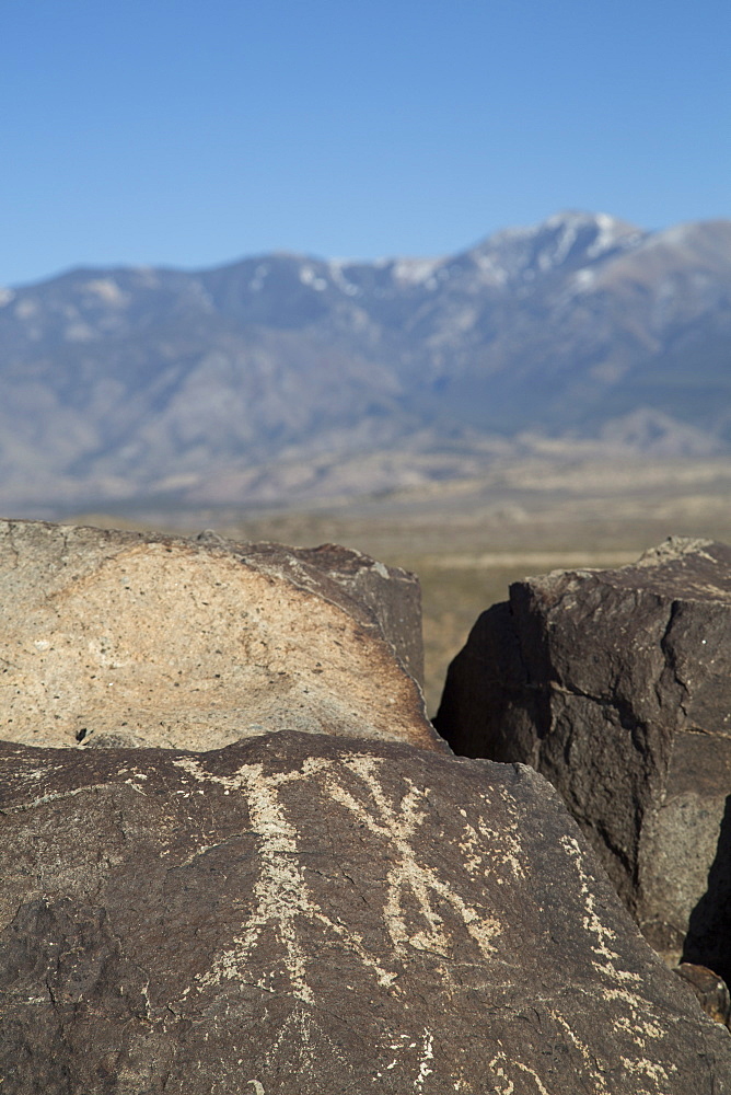 Bureau of Land Management, Three Rivers Petroglyph Site, rock carvings created by the Jornada Mogollon people during the 15th century, New Mexico, United States of America, North America