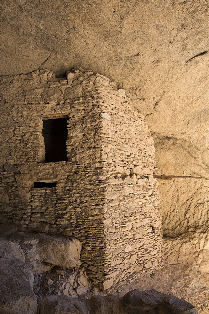 Cliff dwellings constructed over 700 years ago, Gila Cliff Dwellings National Monument, New Mexico, United States of America, North America