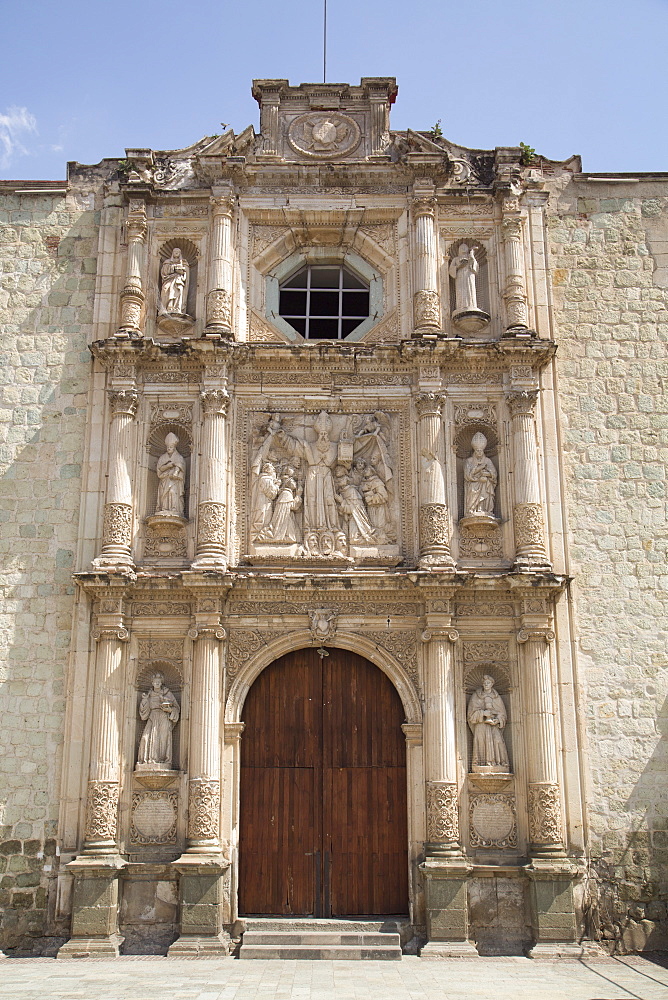 Temple and Convent of Saint Agustin, constructed in 1586, Oaxaca City, Oaxaca, Mexico, North America