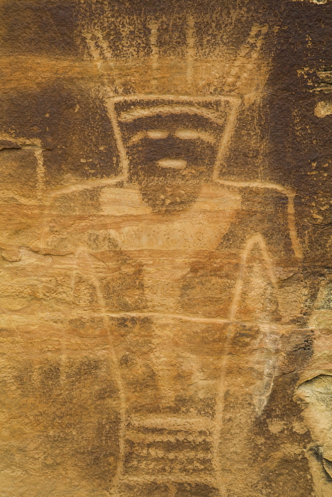 Dry Fork Canyon Rock Art, located on McConkie Ranch, Fremont style, dating from AD 700 to AD 1200, near Vernal, Utah, United States of America, North America