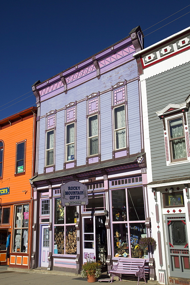 Buildings along Main Street, Silverton, Colorado, United States of America, North America