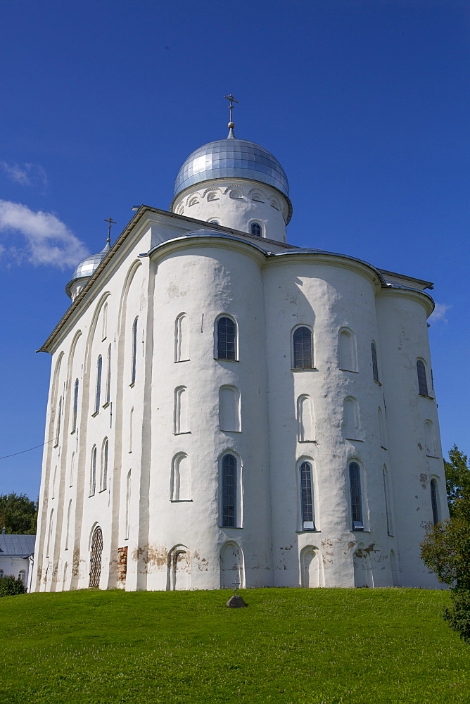 St. George Cathedral, Yuriev Monastery, UNESCO World Heritage Site, Veliky Novgorod, Novgorod Oblast, Russia, Europe