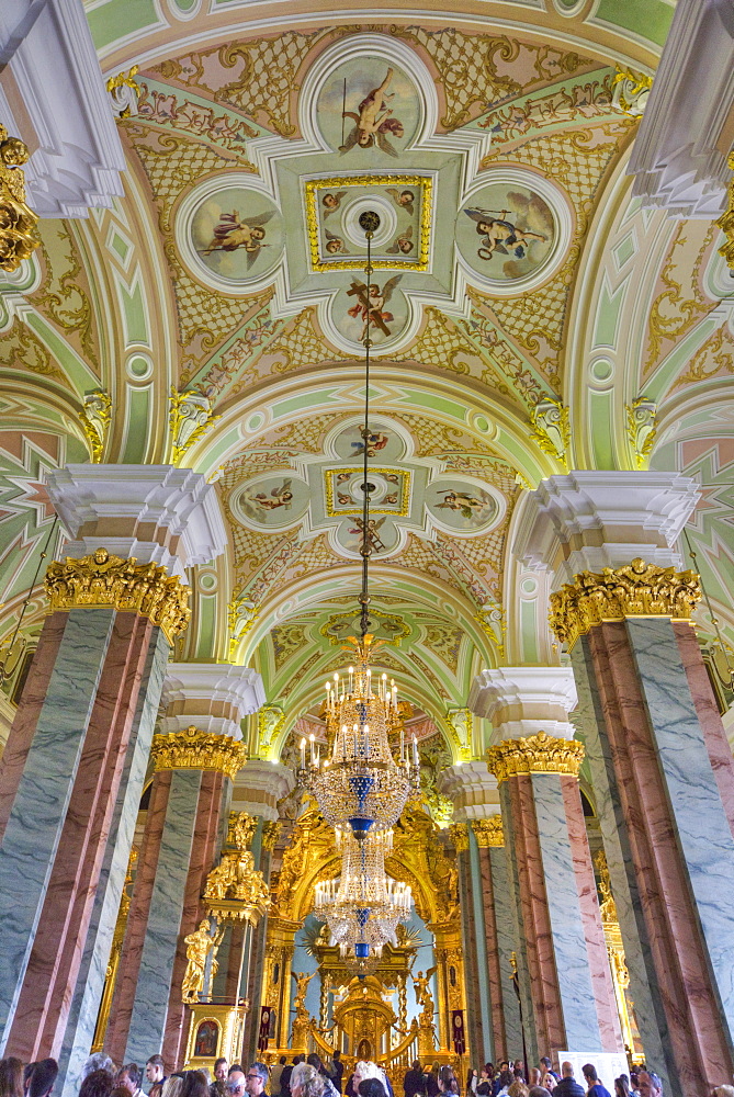 SS Peter and Paul Cathedral, St. Petersburg, UNESCO World Heritage Site, Russia, Europe